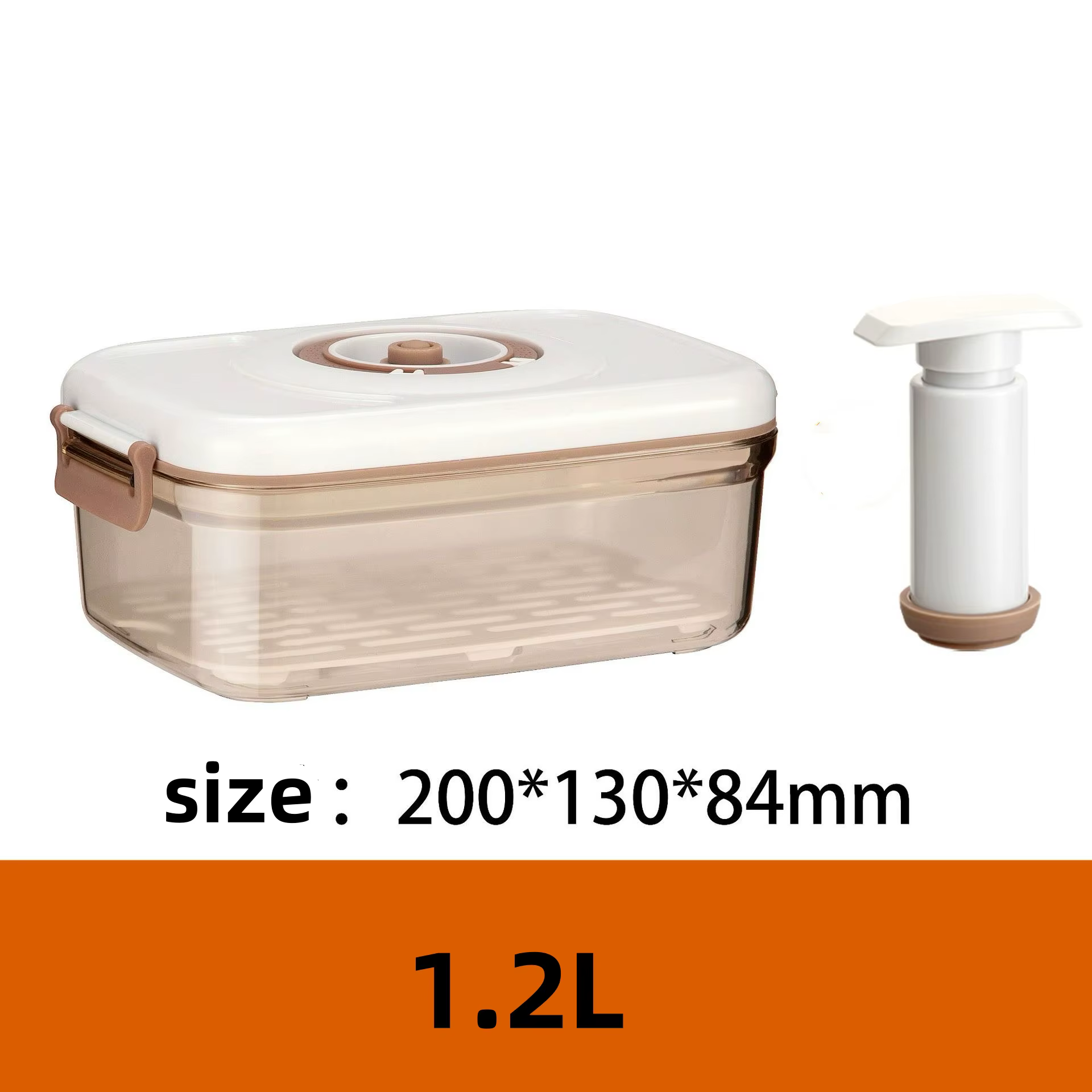 Boîte de conservation sous vide 1 pièce/3 pièces, adaptée au stockage et à la conservation des alime