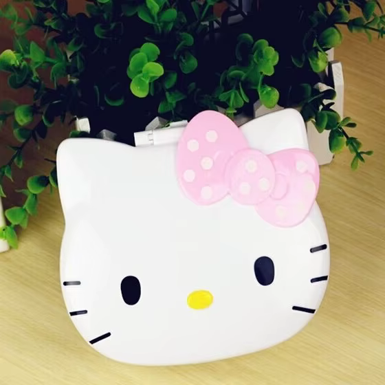 Boîte de rangement Hello Kitty, nouvelle boîte de rangement de bureau à thème cartoon et ensemble mi