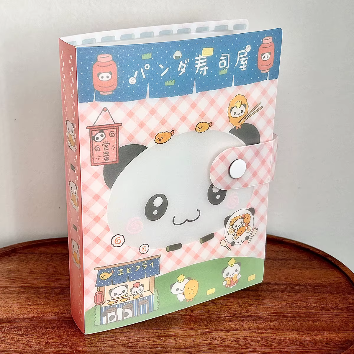 Kawaii A6 Panda Document organisateur classeur de rangement Vintage Showa Style page fixe Scrapbook 