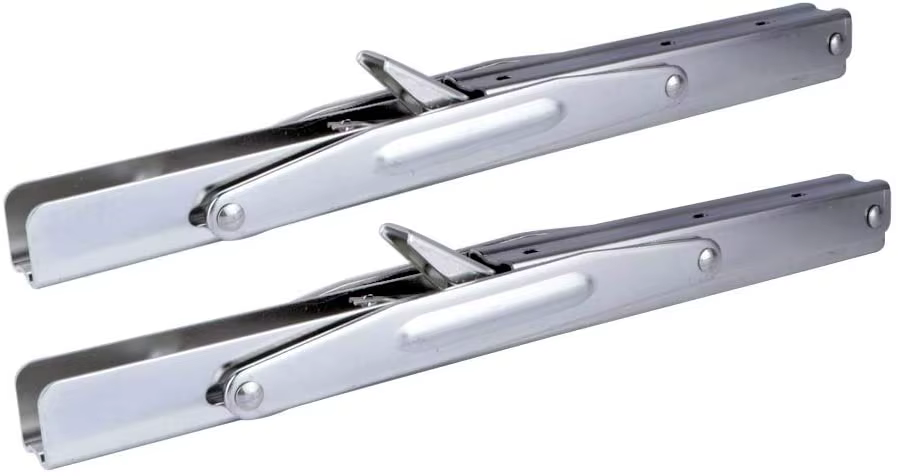2 pièces pliant robuste étagère-support banc Table pliante étagère ou support