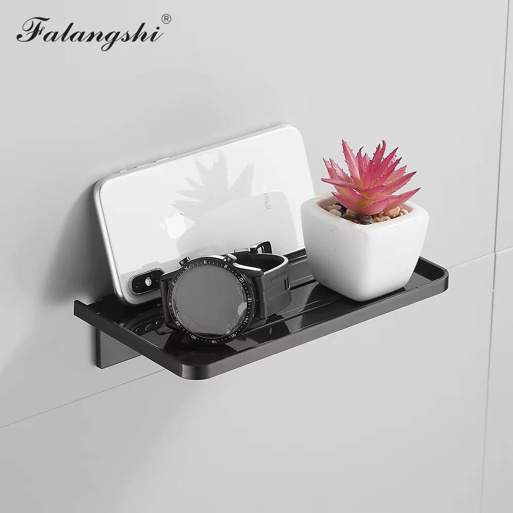 Étagères de rangement en plastique noir T1 HOShelf