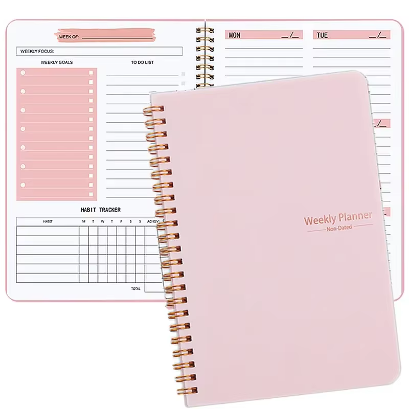 A5 Agenda planificateur anglais carnet