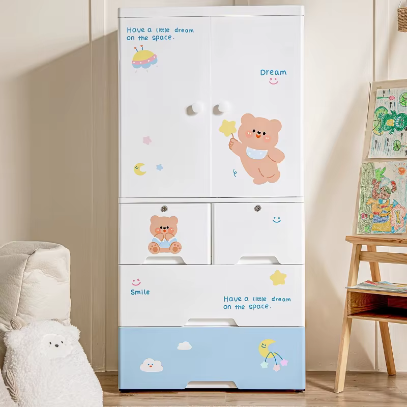Pantalon détachable armoire moderne tiroir pliable chambre