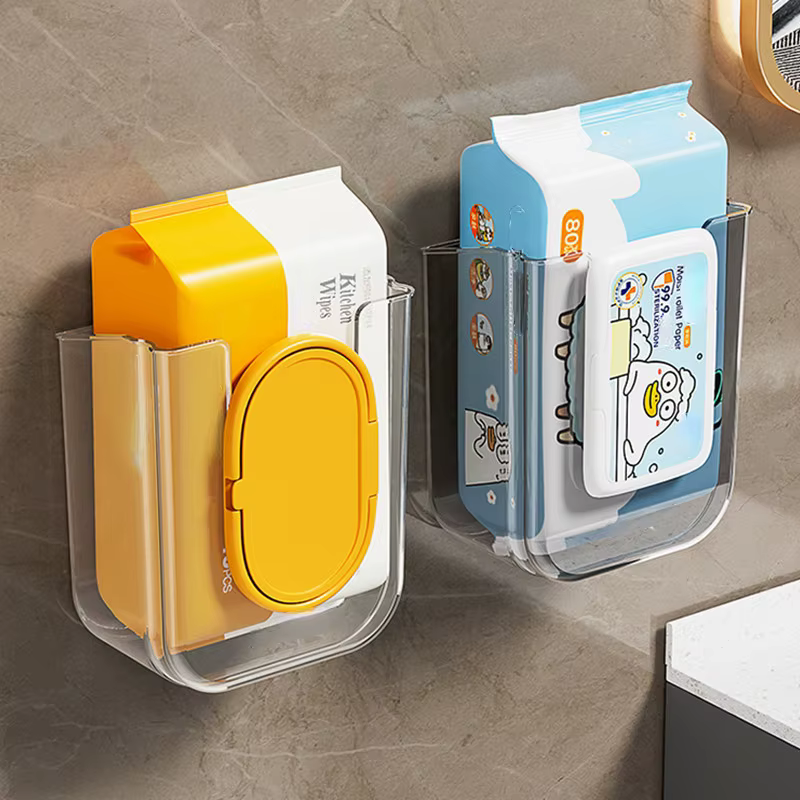 Distributeur mural de lingettes humides