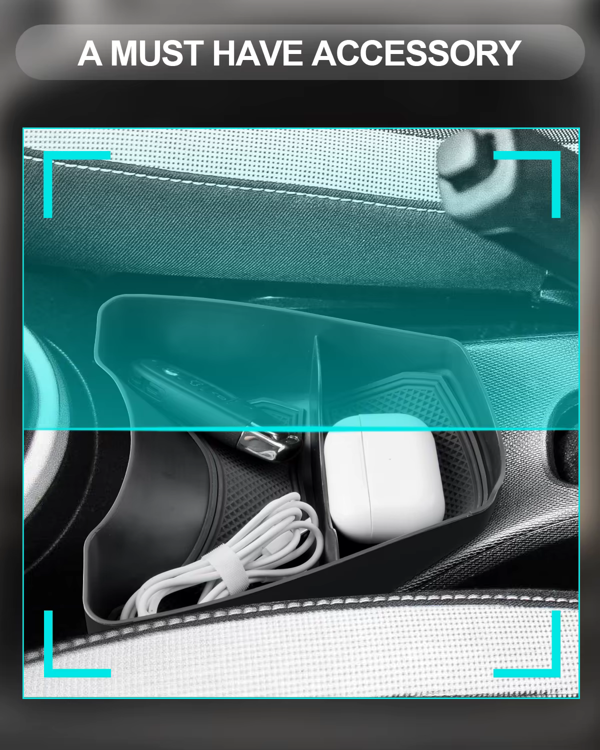 Boîte de rangement centrale pour voiture LFOTPP pour Renault Twingo 3 2014-2023 2024