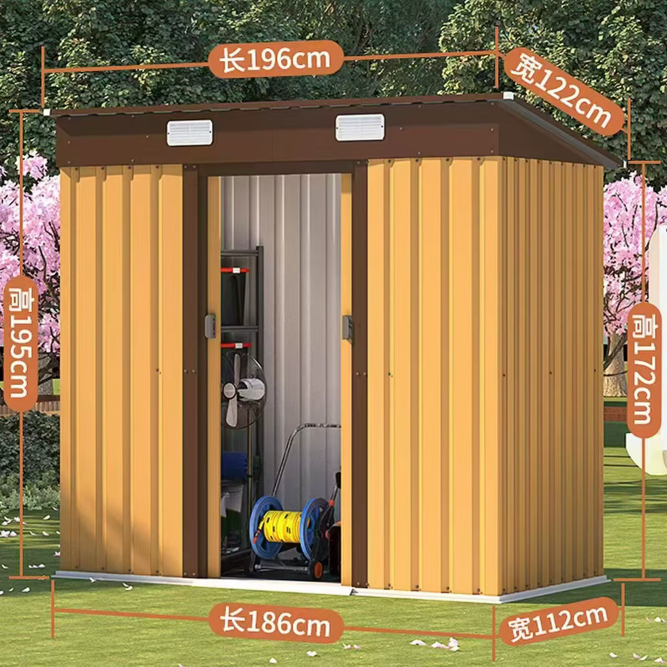 Abri de rangement extérieur