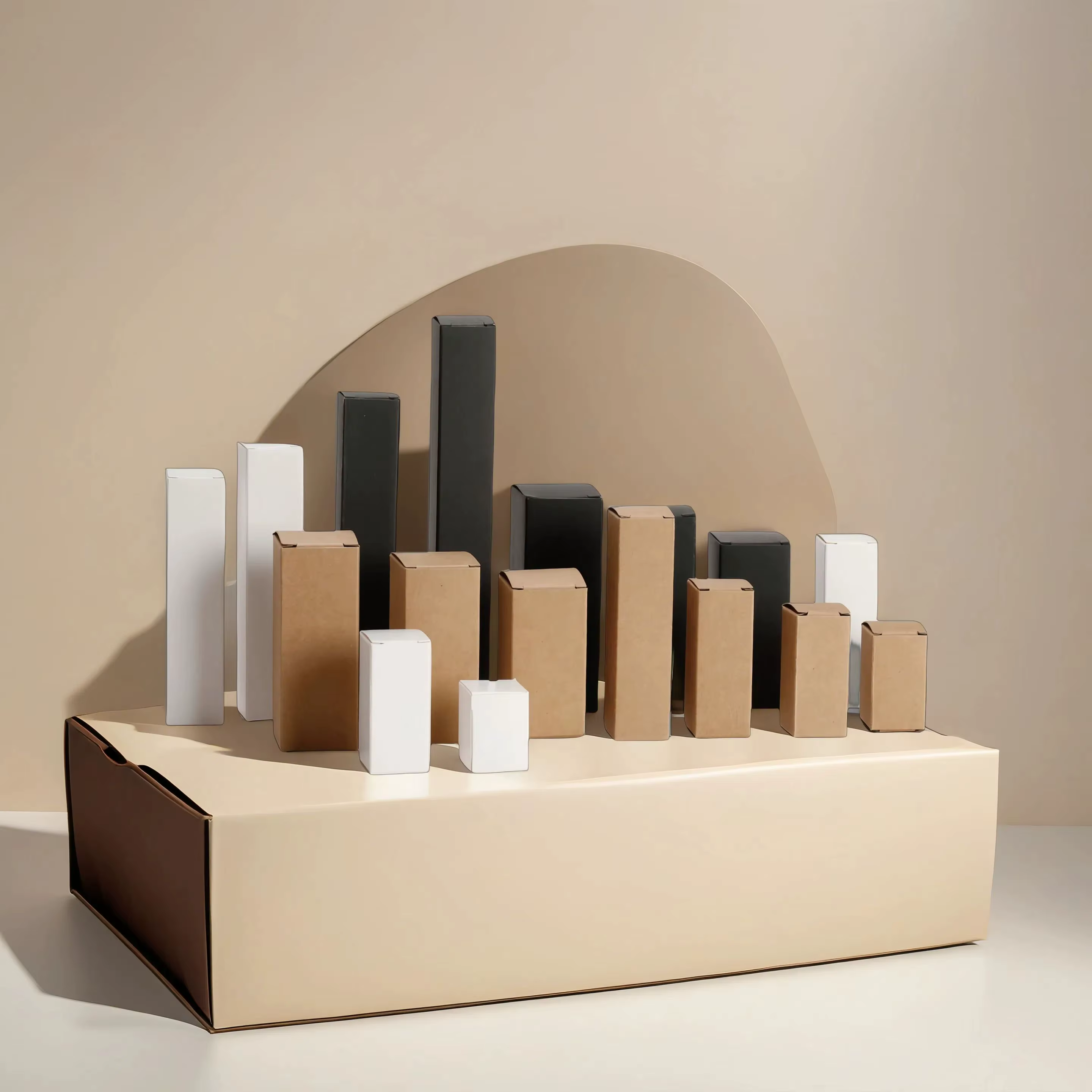 Petite boîte en carton à Tube Long