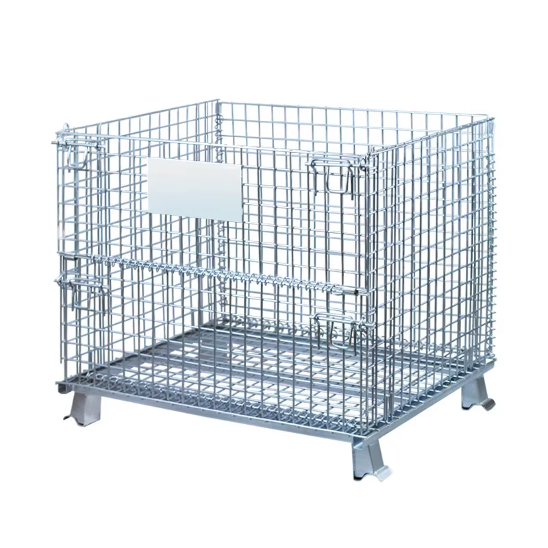 Boîte de retournement à grille pliante