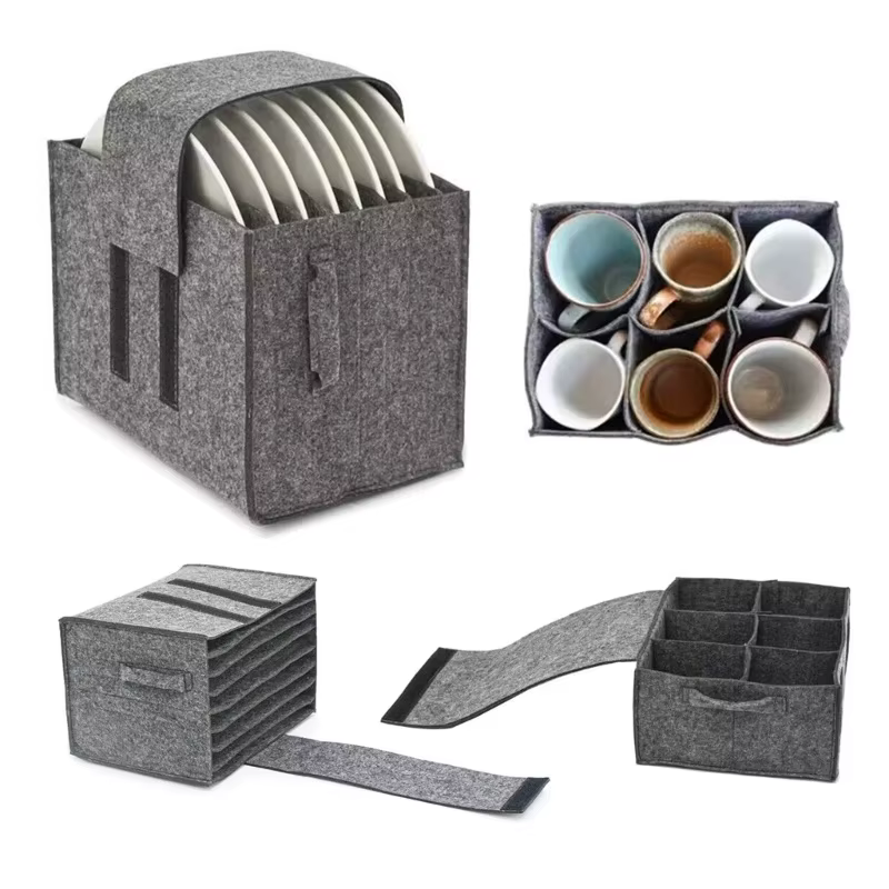 Porte-sac de rangement en feutre