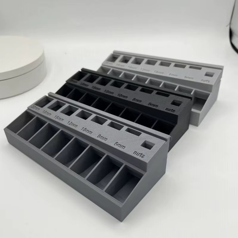 Trieur Portable pratique longueur de vis plateau de tri organisateur magasin écrous nouveau avec 7 fentes de mesure M3 boulon tiroirs de rangement