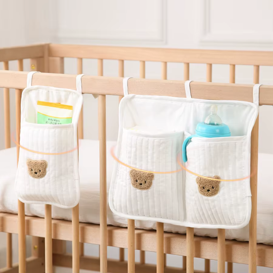 Nouvelle sacoche de rangement pour lit de bébé