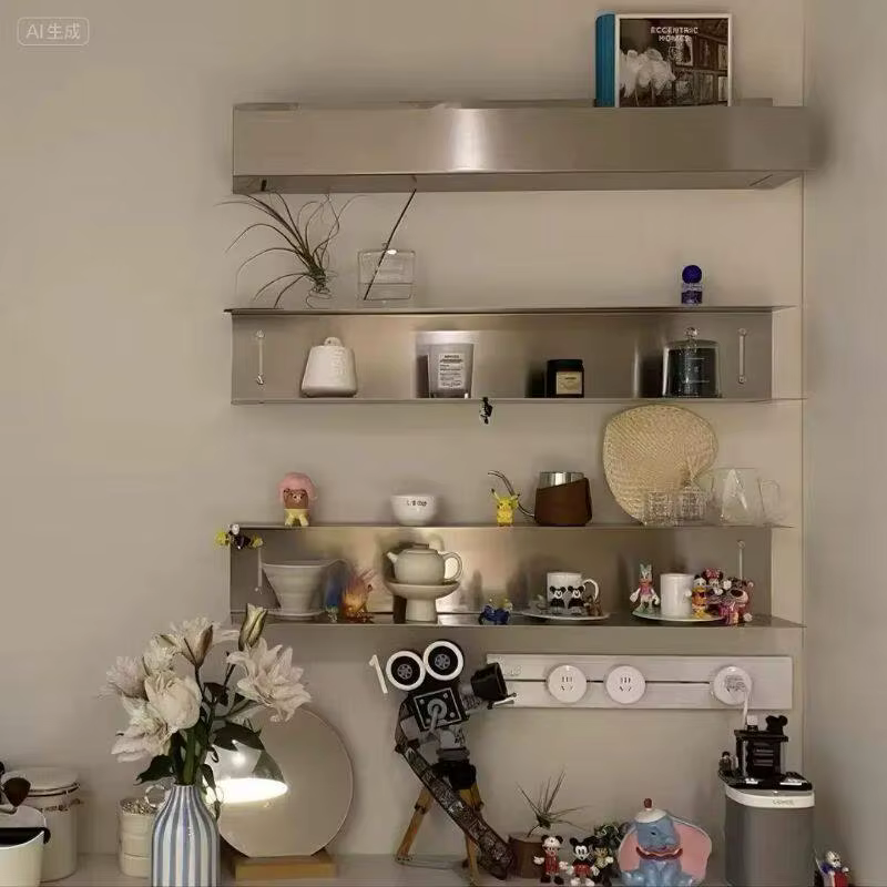 Étagère murale en acier inoxydable
