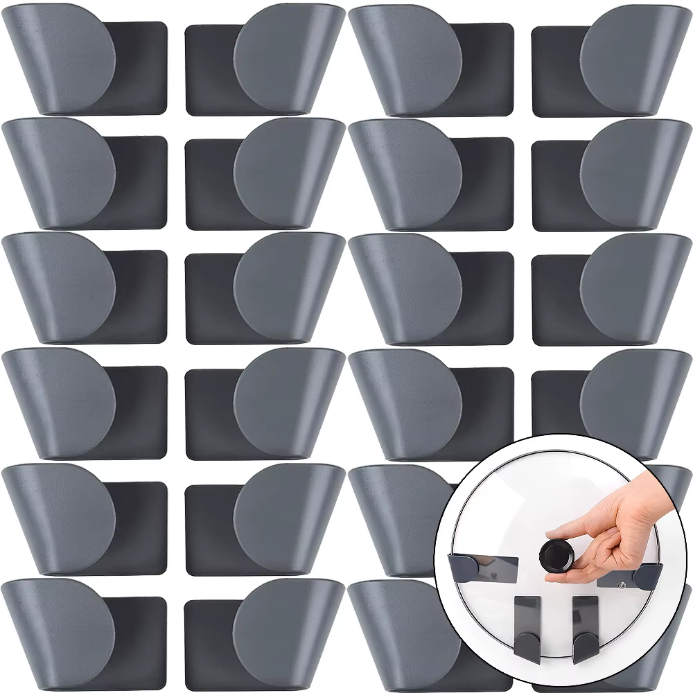 Support mural pour couvercle de casserole