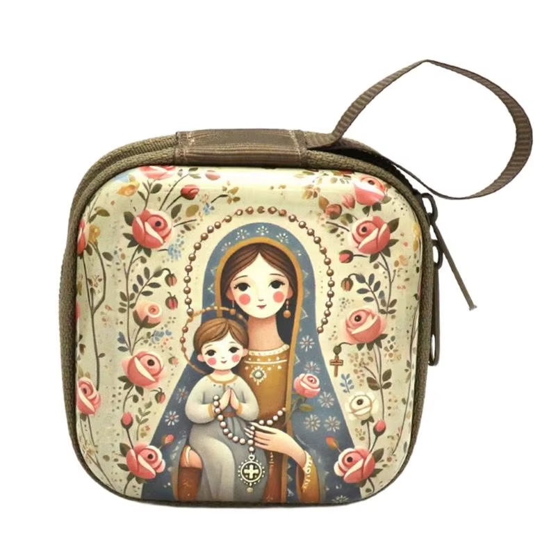 Boîte rangement bijoux religieux