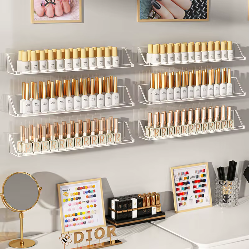 Étagère murale T1 pour vernis à ongles