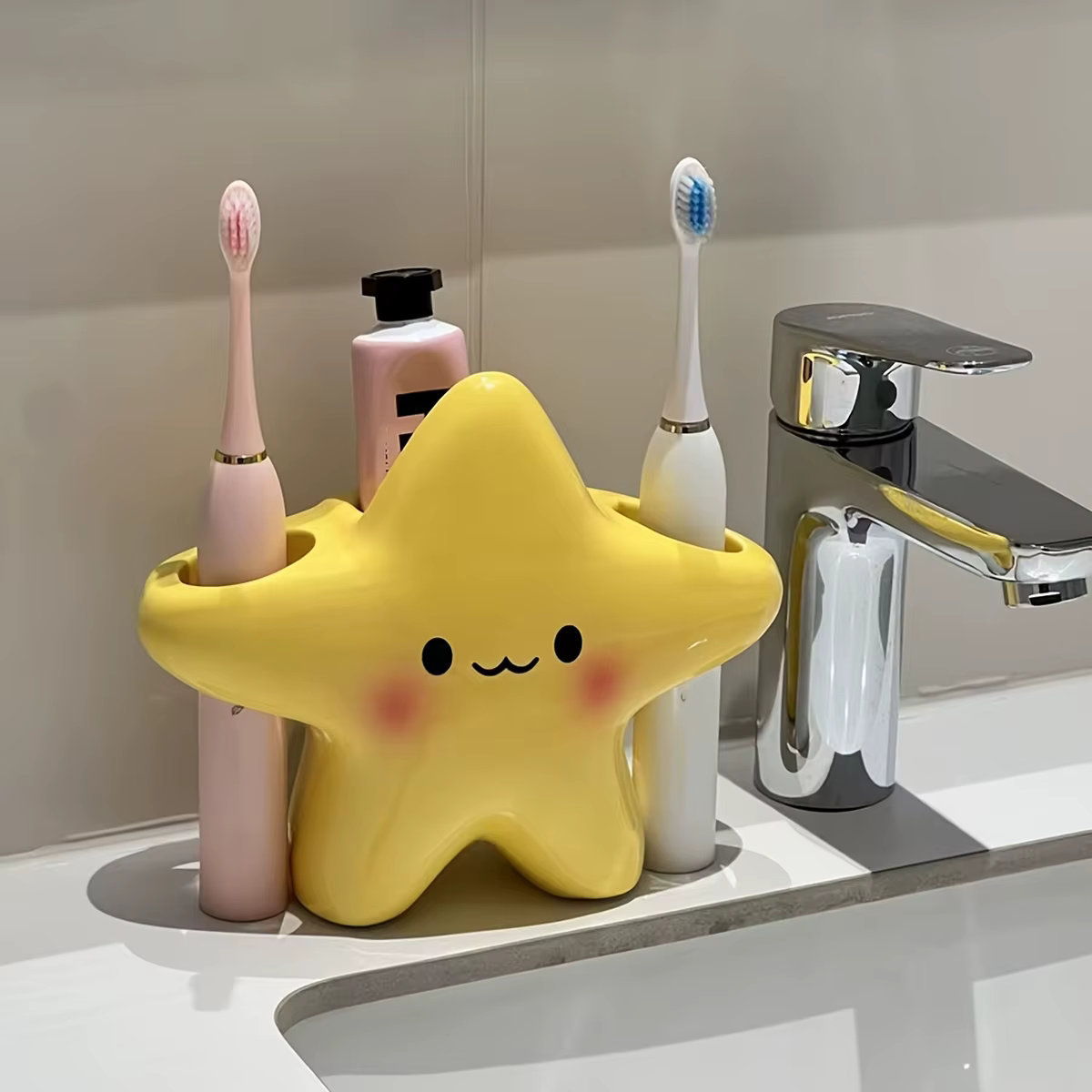 Porte-brosse à dents en forme d'étoile