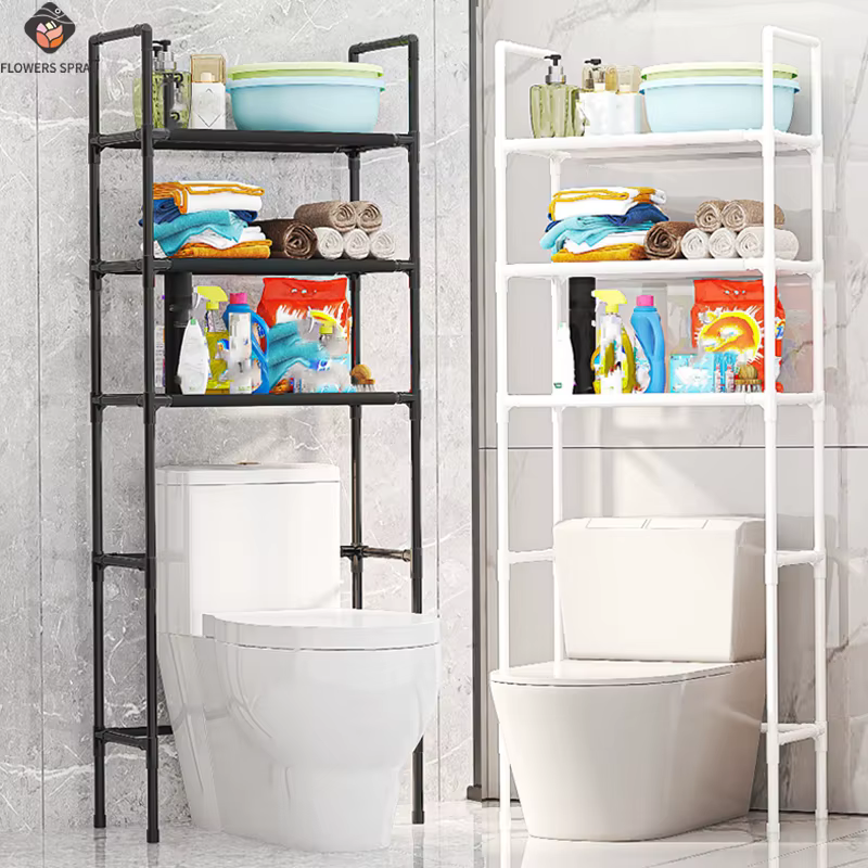 Étagère de rangement pour salle de bain à 3 niveaux