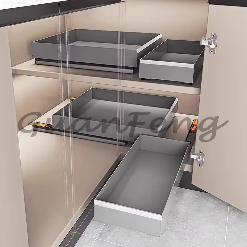 Étagère d'angle pour armoire de cuisine