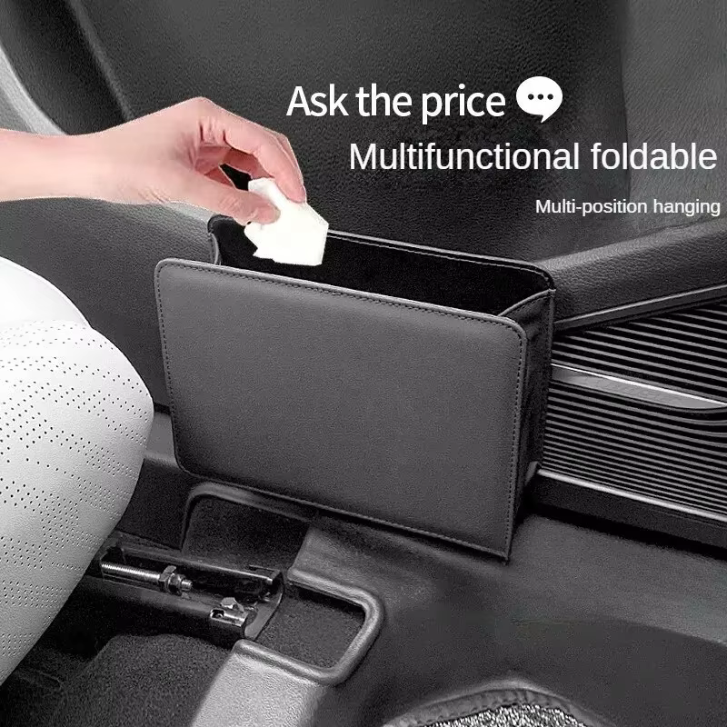 Poubelle de voiture, boîte de rangement pour porte de voiture