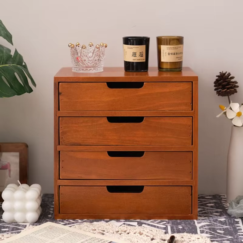 Tiroirs de rangement en bois