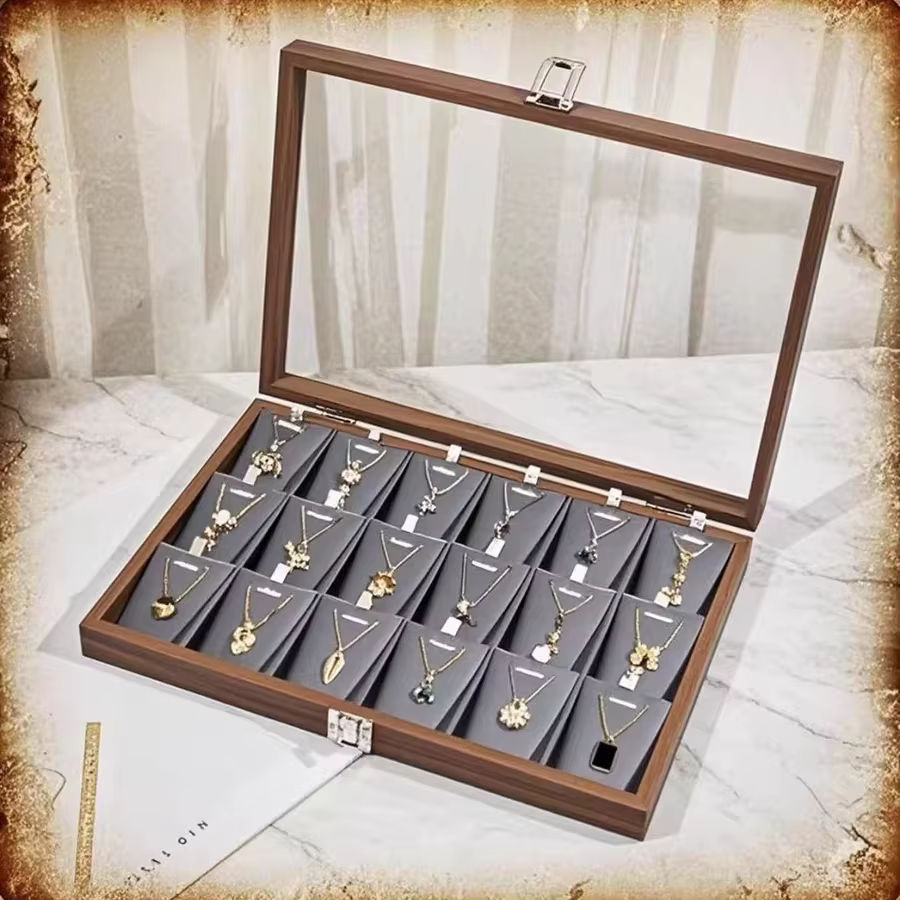 Boîte à bijoux de grande capacité