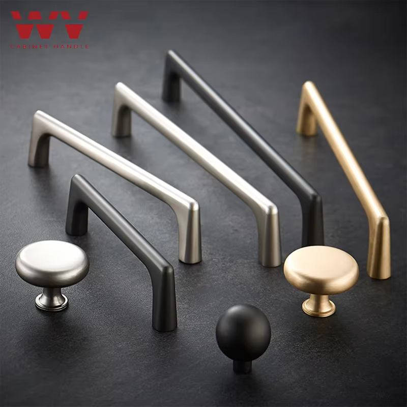 YM gris armoires de cuisine poignées de rangement 96-320mm commodes placard armoire porte tiroir boutons meubles matériel tire