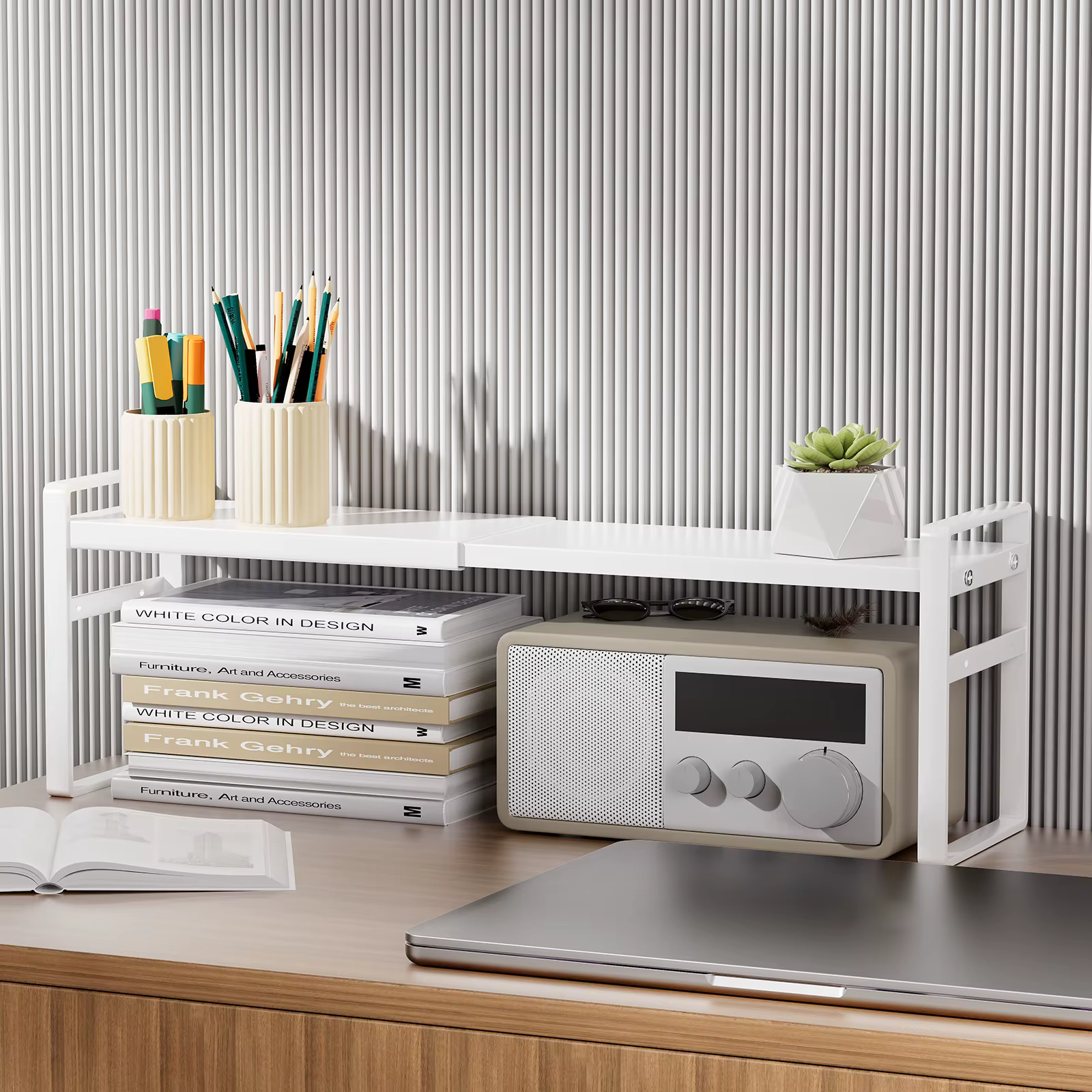 Support de rangement Ultra-étroit pour bureau