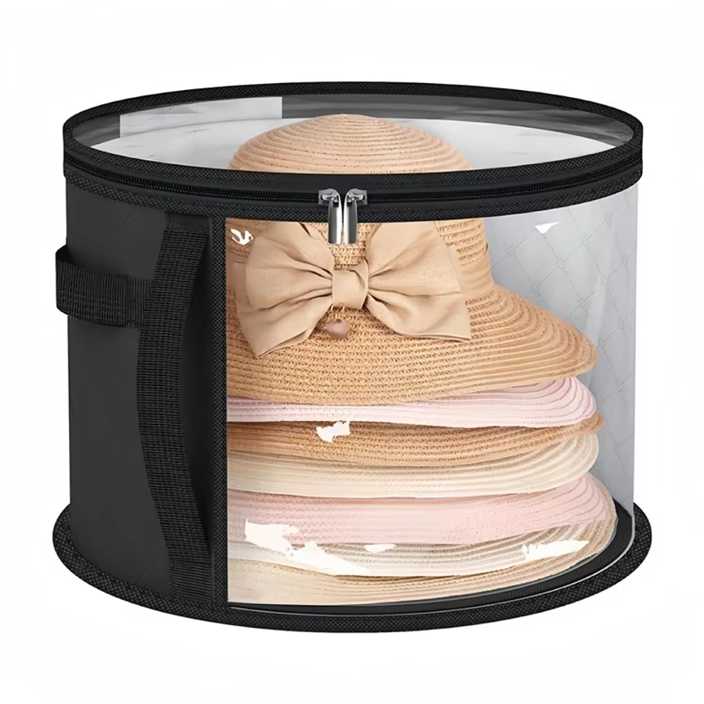 Nouvelle boîte à chapeaux ronde pratique