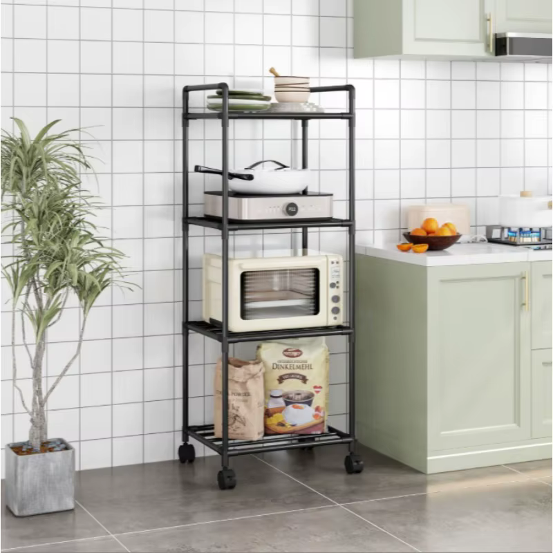 Meuble de rangement et étagère portable sur pied pour la maison - adapté à la cuisine