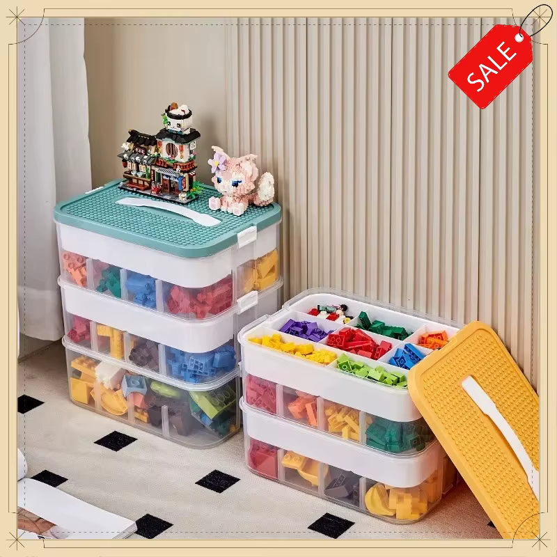 Boîte de rangement en plastique pour jouets