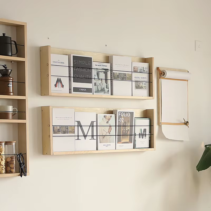 Support de rangement en bois