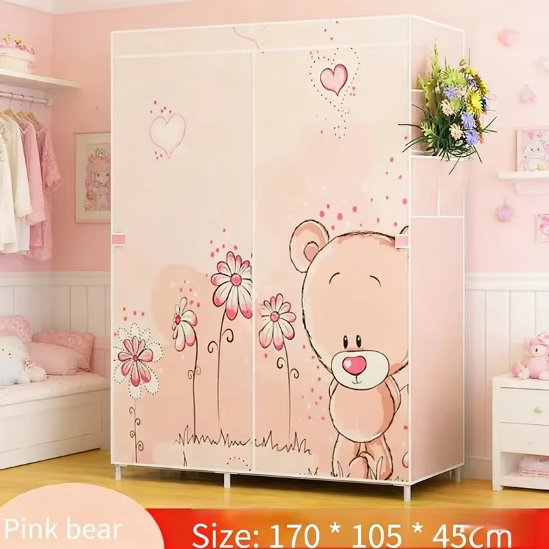Armoire simple en tissu