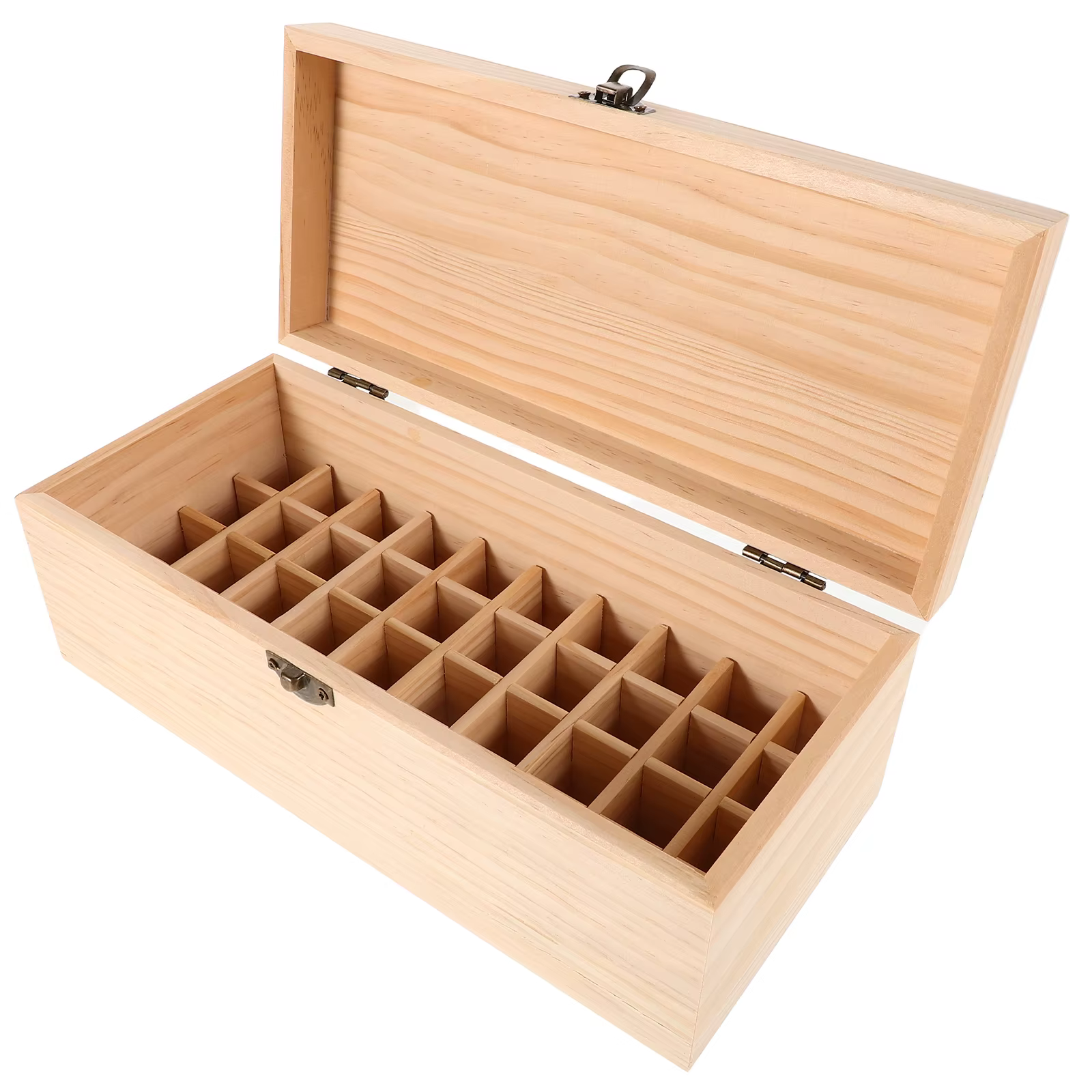 Boîte de rangement en bois pour huiles essentielles