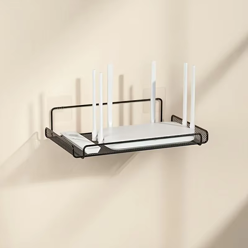 Étagère murale pour routeur en acier inoxydable