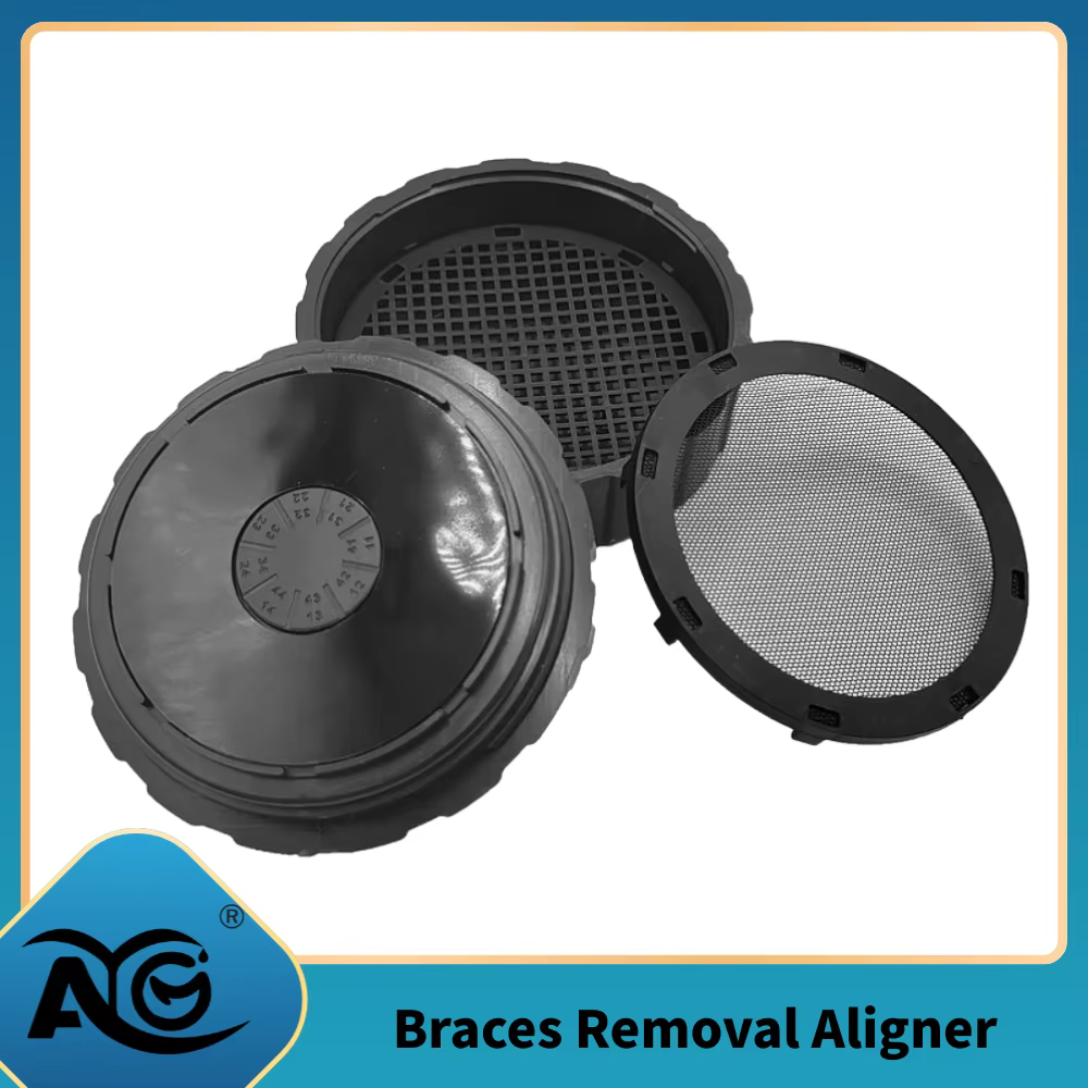 Boîte de rangement pour dents de préconstruction de placage AG