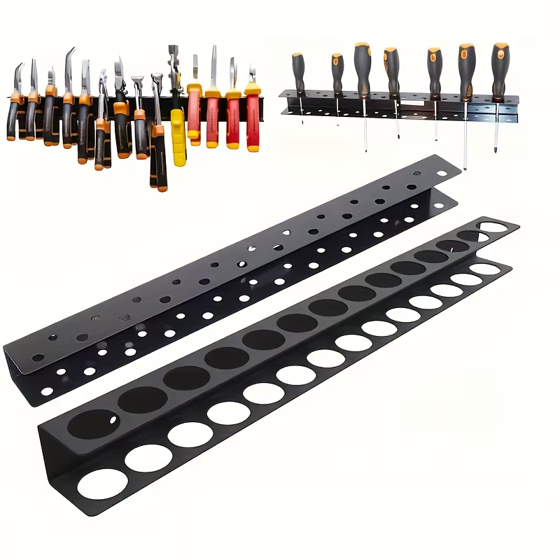 Support de rangement mural pour tournevis et pinces, 1 pièce, support de rangement pour outils multifonctionnel adapté aux garages et aux ateliers