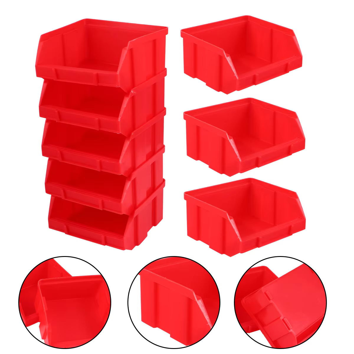 Boîte de pièces en plastique