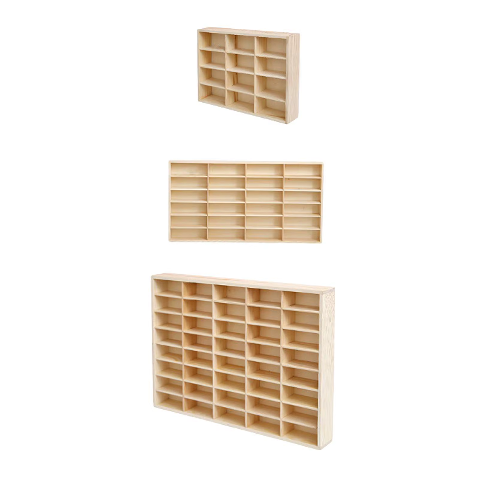 Boîte de séparation de rangement en bois