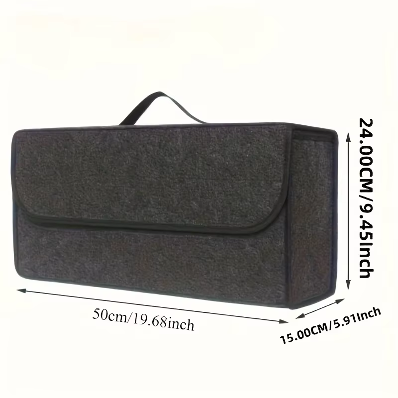Organisateur de coffre de voiture (1 pièce) : pliable