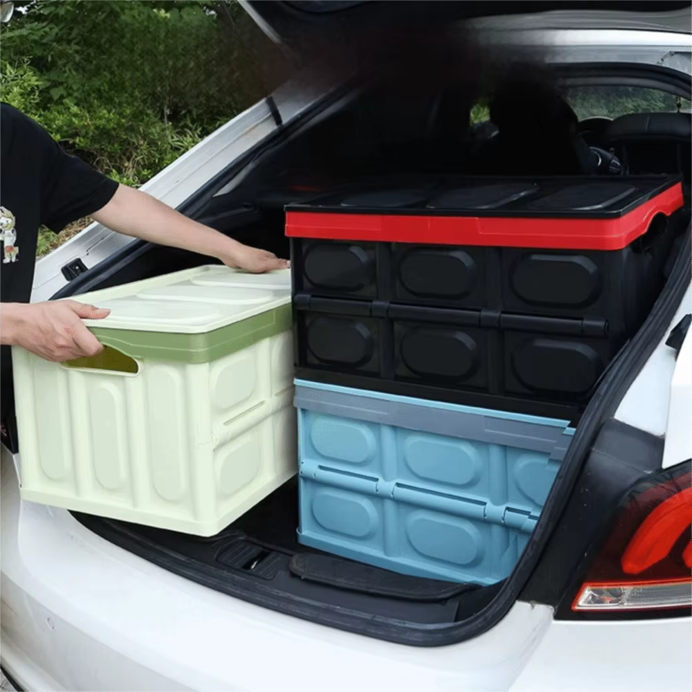 Boîtes de rangement de coffre de voiture en plastique