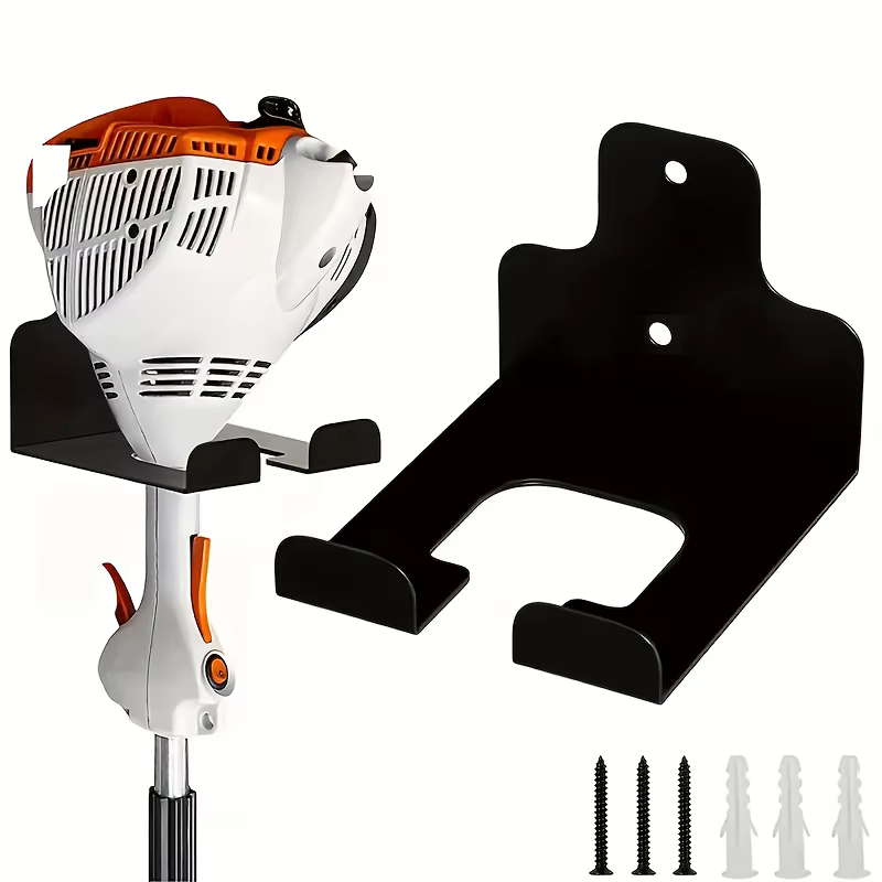 Support mural pour tondeuse et outils de jardin – Organisateur de garage pour débroussailleuse