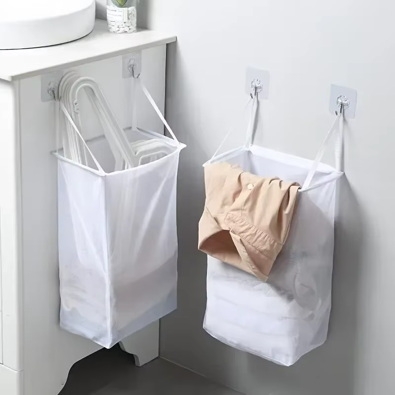 Panier à linge mural pliable