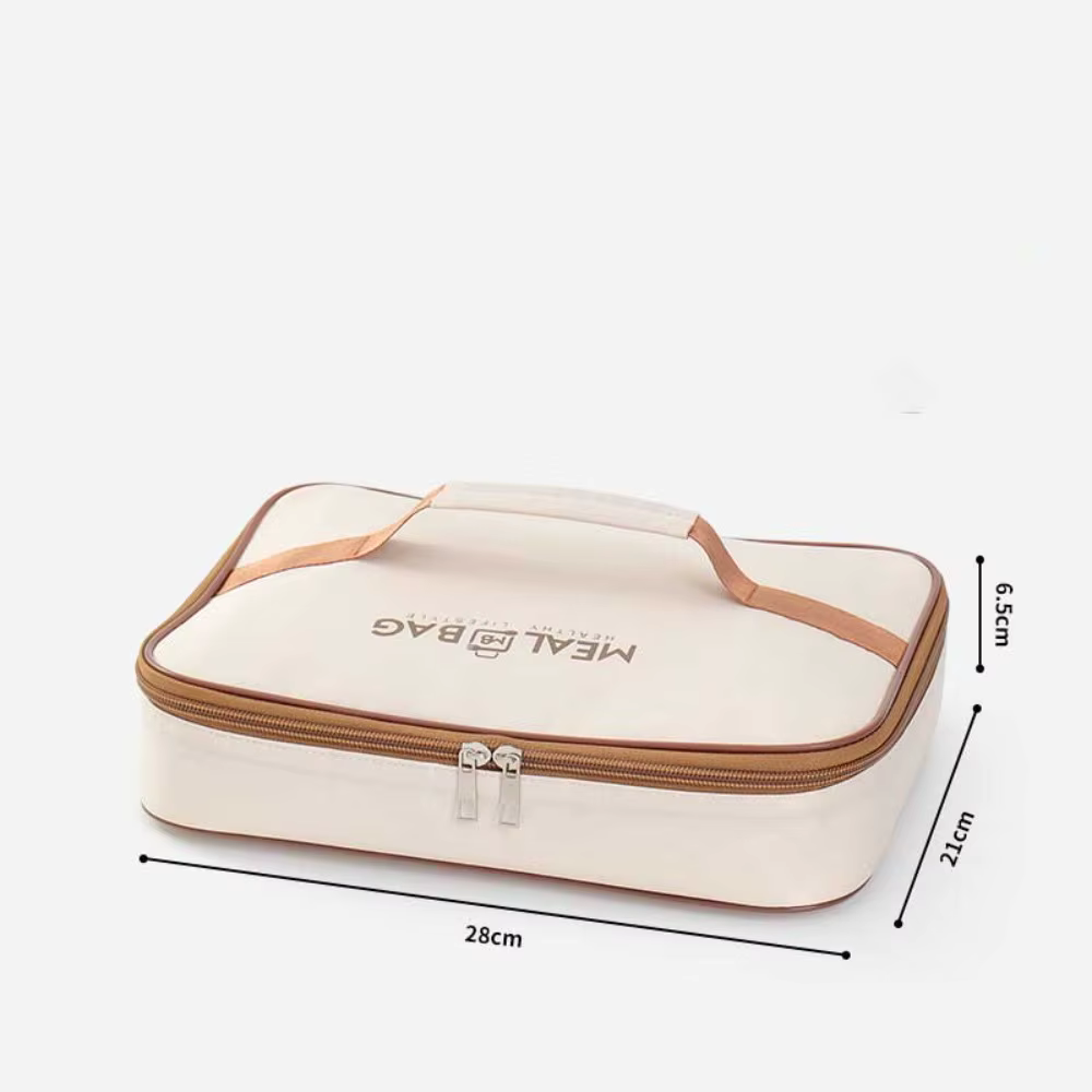 Sac de rangement pour boîte à déjeuner en papier d'aluminium, sac d'isolation thermique épais et isolé, sac de glace Portable étanche de grande capacité