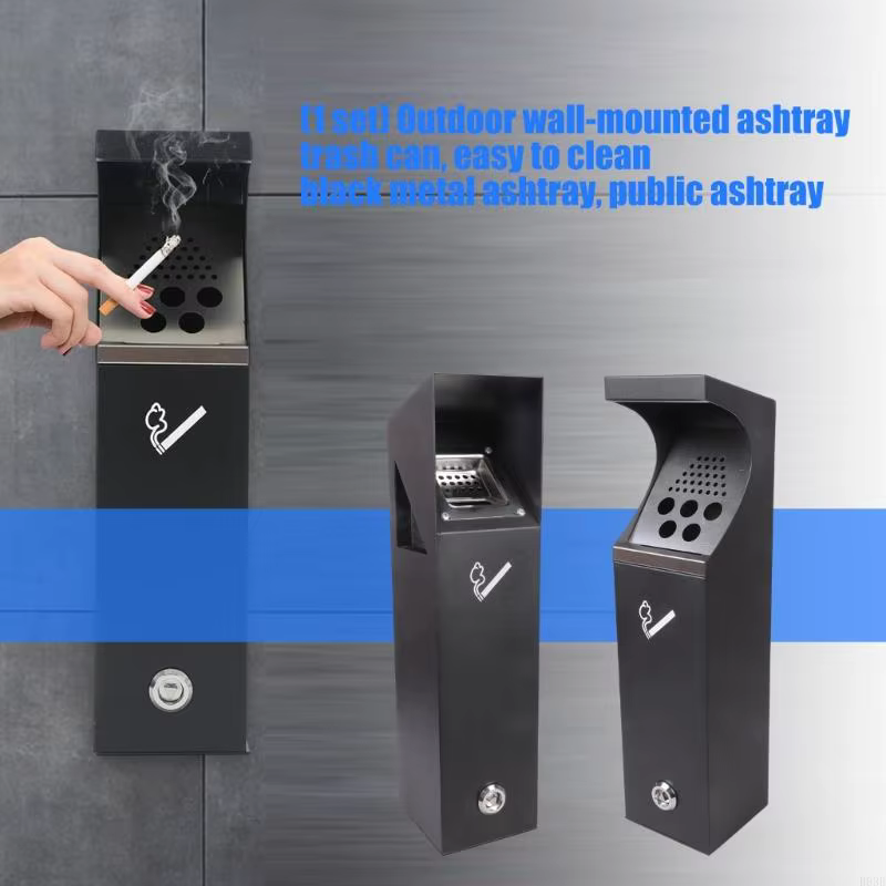 Poubelle murale extérieure avec Installation facile conception d'ouverture inférieure pour nettoyage rapide