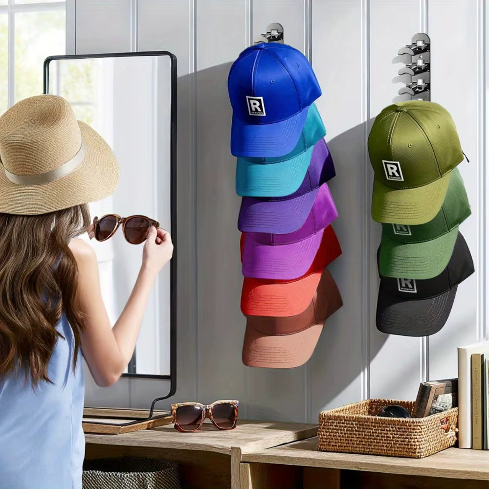 Un support de rangement pouvant contenir 20 casquettes de baseball - une unité