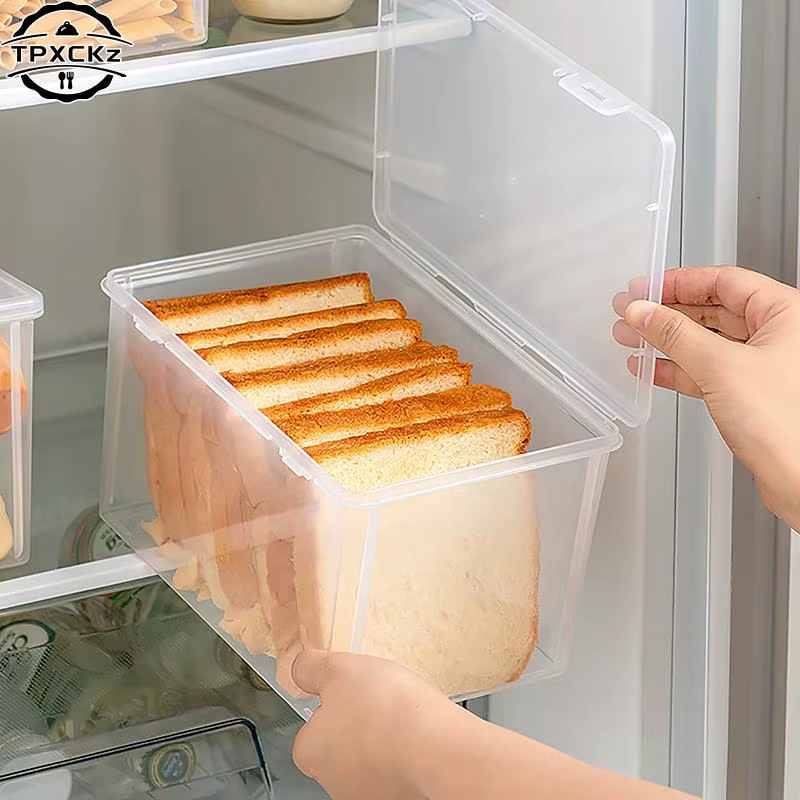 JXCake-Boîte de rangement hermétique transparente pour la cuisine