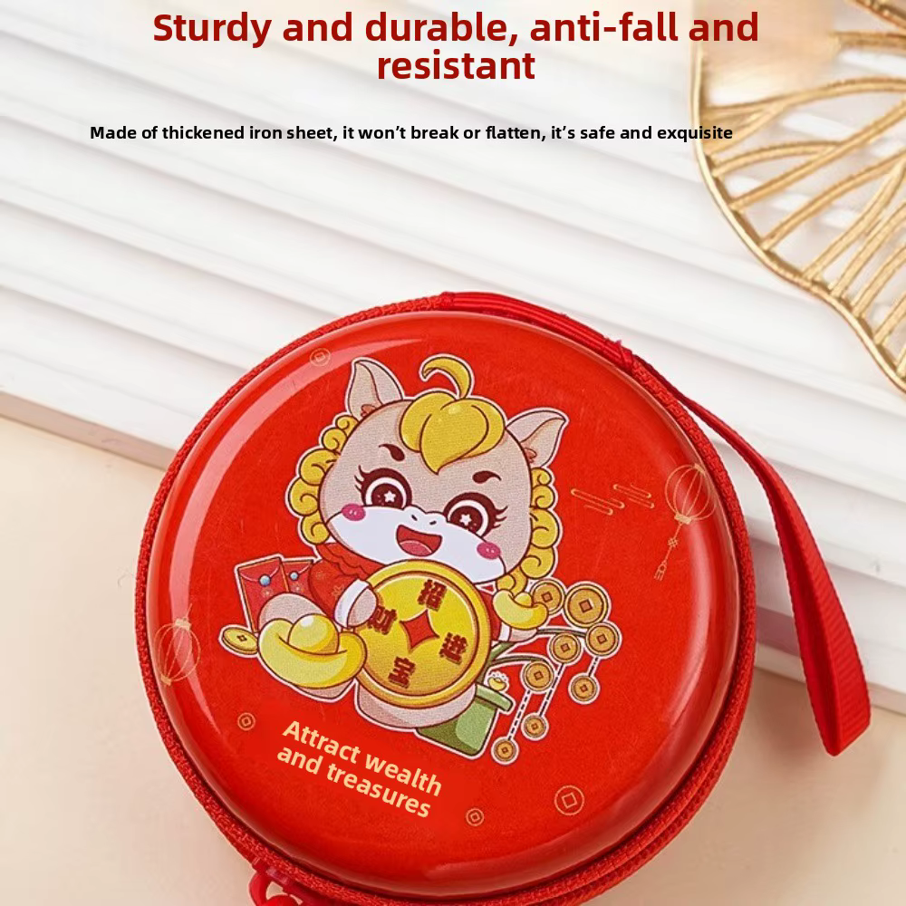 Nouvelle boîte de rangement en métal de Noël à motif de dessin animé (Père