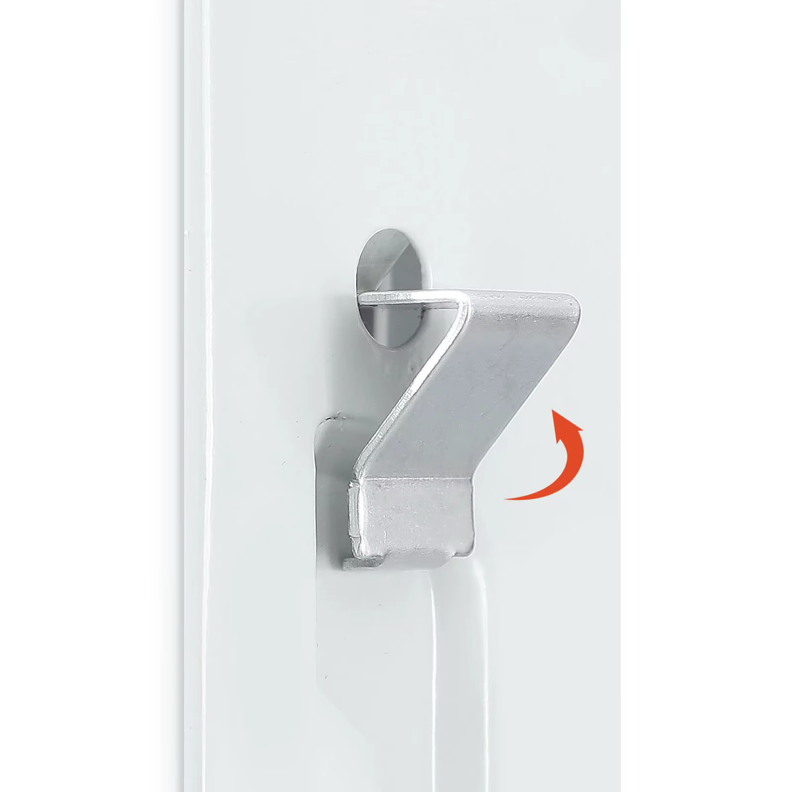Clips d'étagère d'armoire en métal