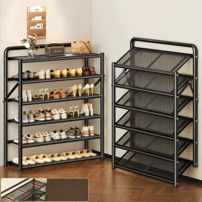Étagère d'entrée multifonctionnelle pour chaussures