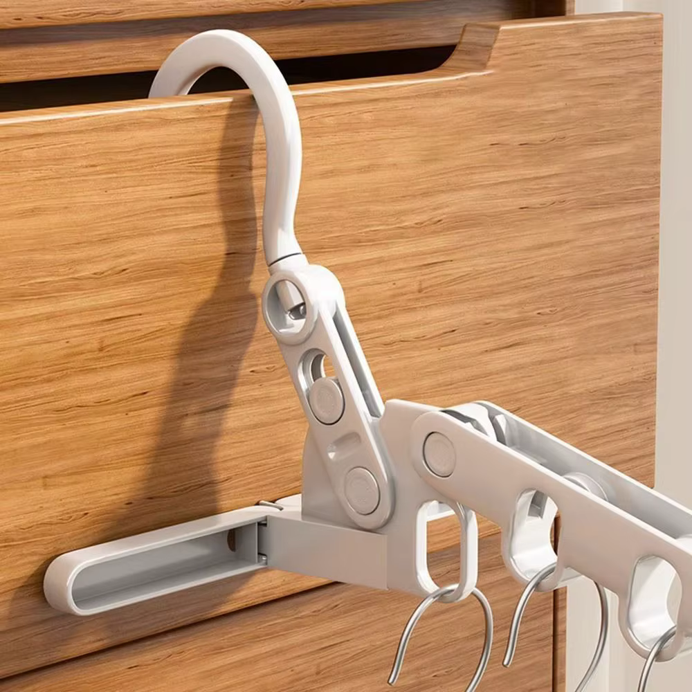 Nouveaux hôtels pliable vêtements support de séchage cinq trous multi-fonction